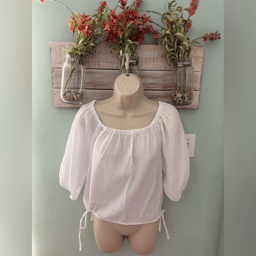 Sophia Vergara White Women's Top